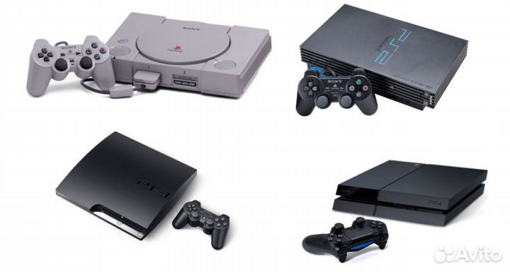 Soni PS4-PS3-PS2-PS1 ремонт и установка игр
