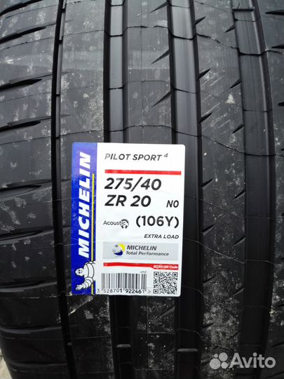 Michelin Pilot Sport 4 S Acoustic 275/40 R20 106Y