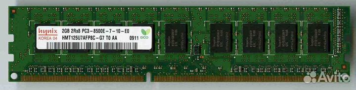 Серверная RAM память hynix 2GB - 3 шт. (6 gb)