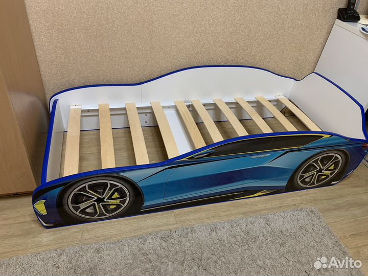 Детская кровать машинка Romack kiddy