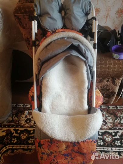 Детские санки коляска