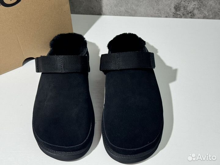 Меховые тапочки UGG Goldenstar Clog Black