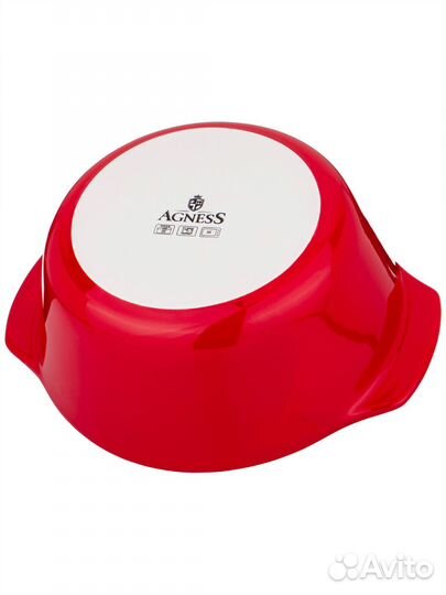 Блюдо для запекания с крышкой Agness 13,4x28x13,4