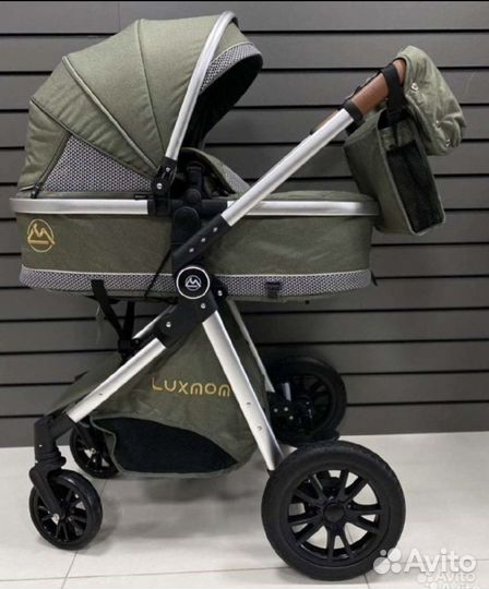Коляска 3в1 luxmom v9, трансформер