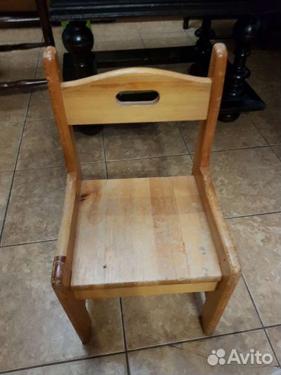 Стульчик детский массив