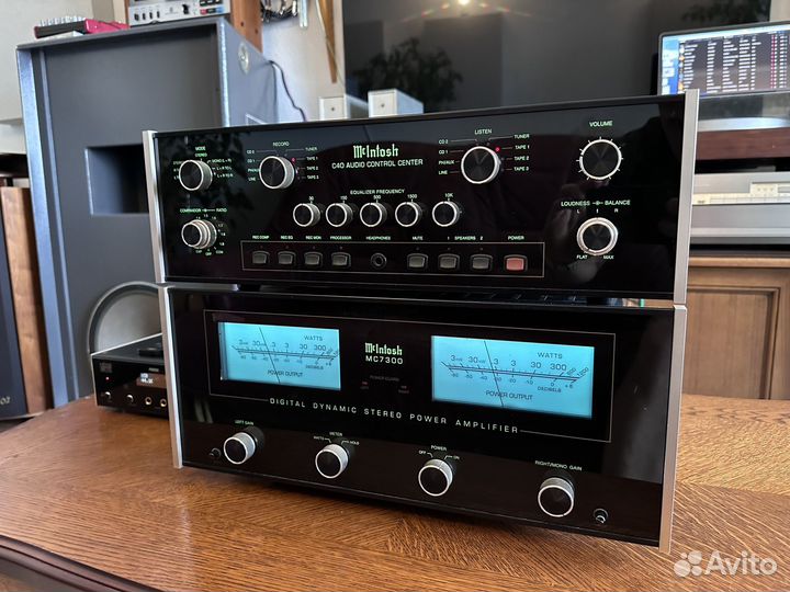 Усилитель McIntosh MC 7300 + предусилитель С40