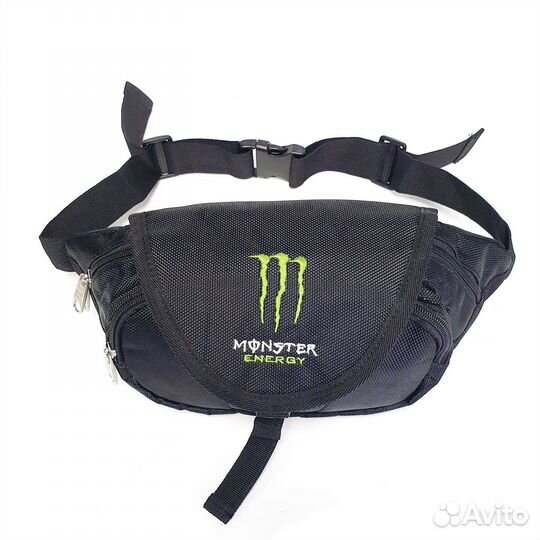 Мото сумка на пояс monster energy (mod:B-7)