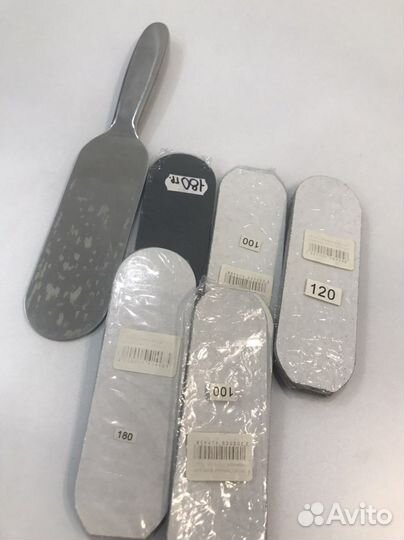 Металическая терка основа для педикюра и файлы