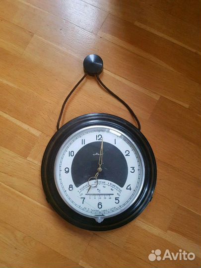 Барометр-часы, раритет, СССР