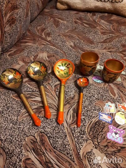 Деревянные ложки хохлома