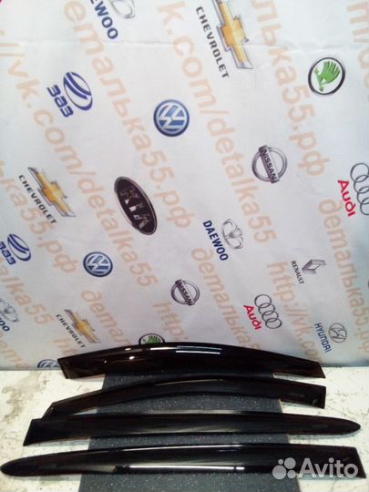 Дефлектора двери ветровики новые Kia Sportage