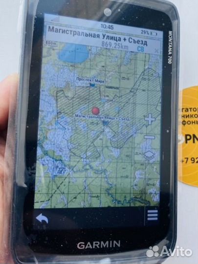 Карта для навигатора Garmin Montana 700