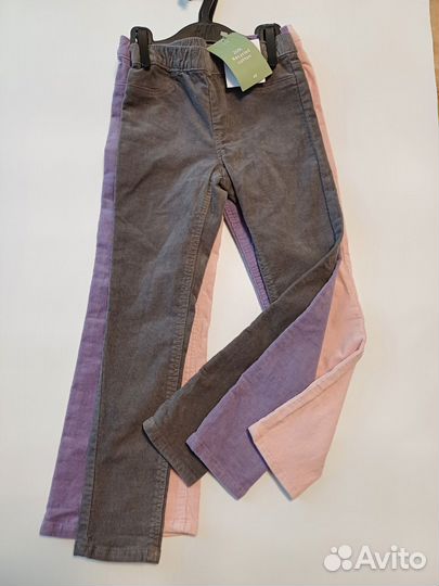 Джинсы брюки вельветовые 116