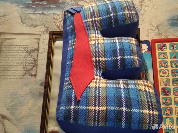 Объемные мягкие буквы 25 см