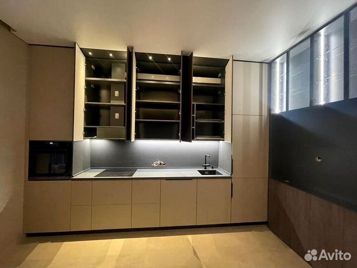 Кухни прямые современный дизайн на заказ