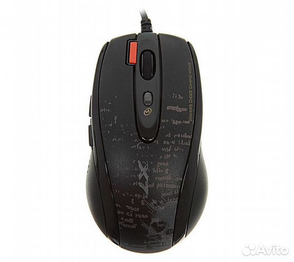 Мышь A4Tech V-Track F5, черный/рисунок