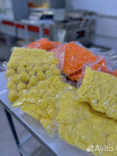 Овощи очищенные в вакуумной упаковке