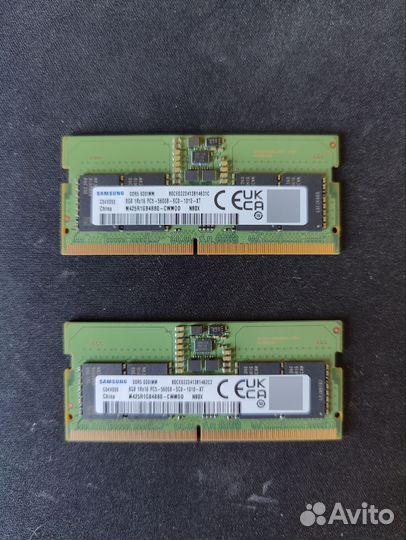 Samsung dd5 2x8GB 5600Mhz sodimm