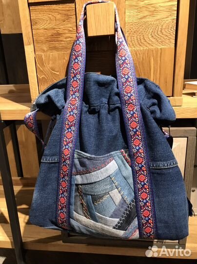 Джинсовая сумка новая