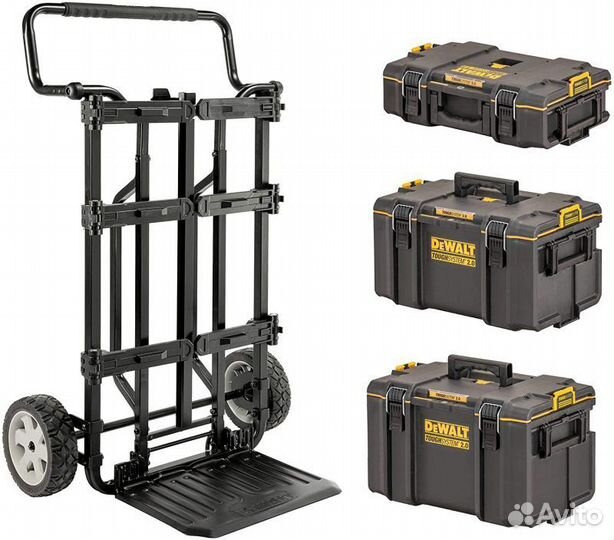 3 Кейса + Тележка DeWalt Toughsystem 2 Dwst83401-1