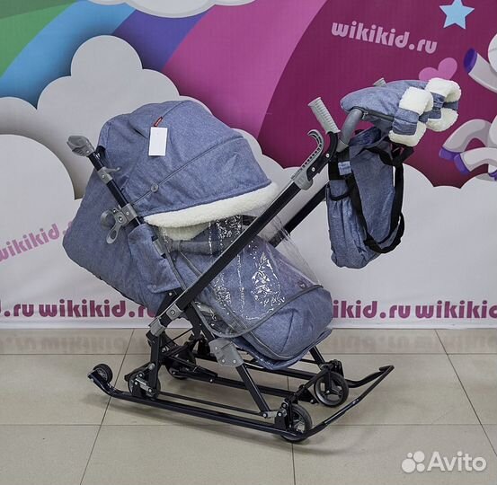 Санки-коляска Ника 7-8К