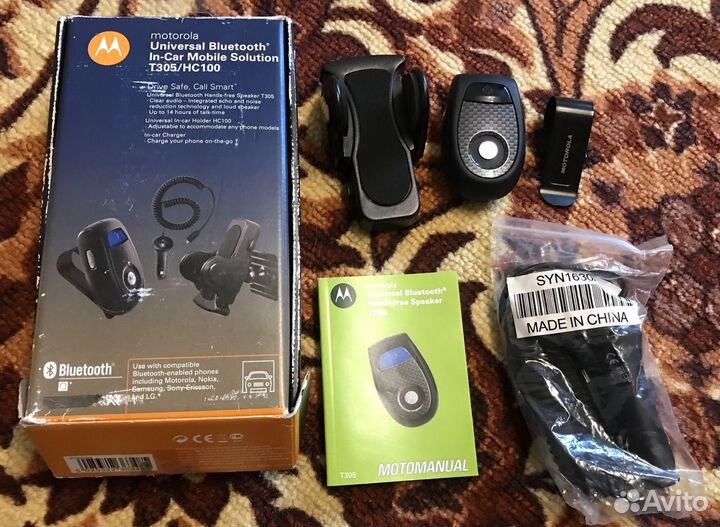 Автомобильная Bluetooth гарнитура Motorola T305