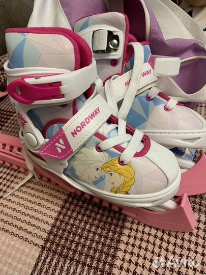 Коньки новые+сумка новая