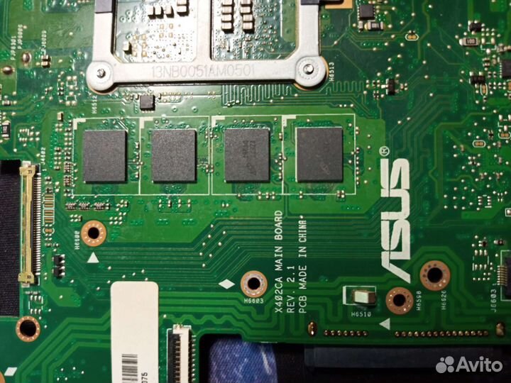 Asus x502c i5, материнская плата