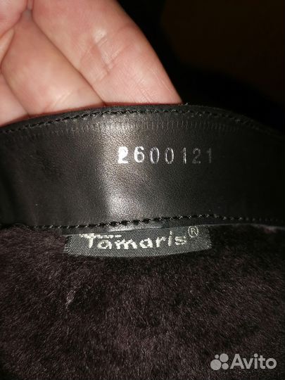 Зимние женские сапоги 38 натуральная кожа