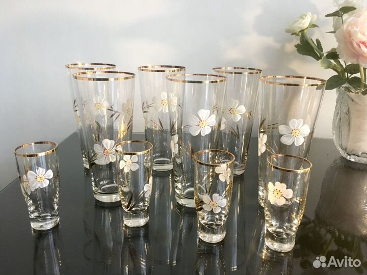 Винтажные стаканы. Набор