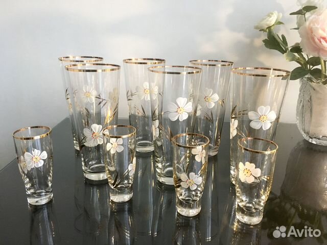 Винтажные стаканы. Набор