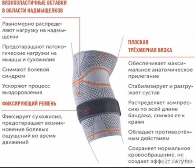 Бандаж на локтевой сустав