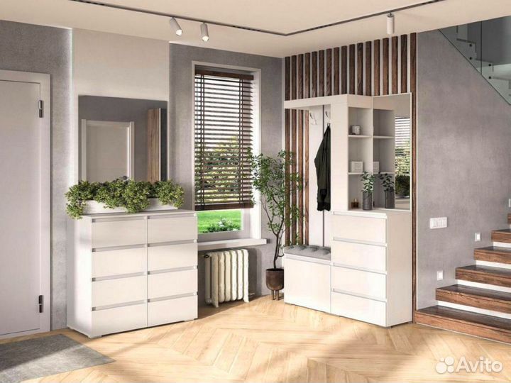 Прихожая белая Хелен (как икеа)