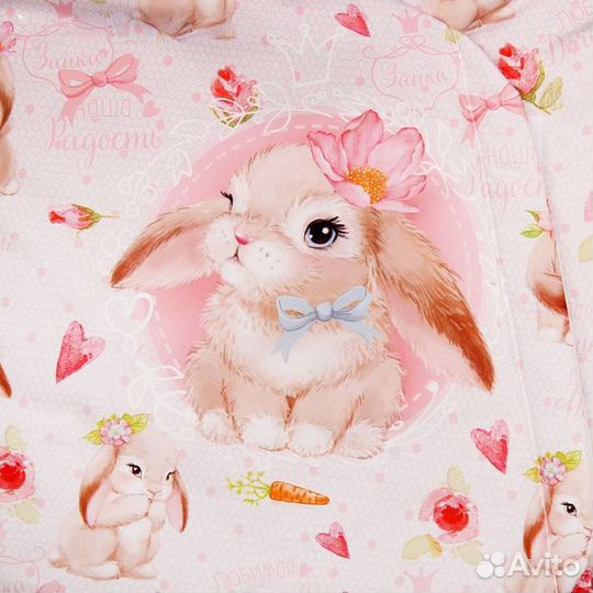 Конверт и Комплект на выписку для девочки 50-62 см