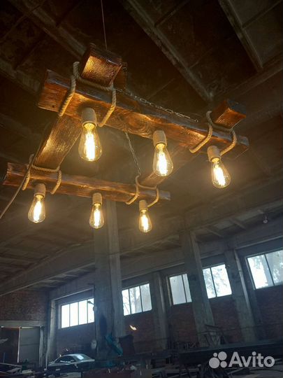 Люстра в стиле лофт