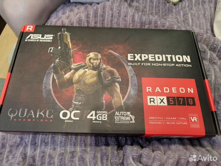 Видеокарта rx570 4 гб