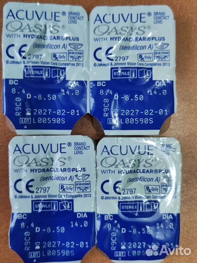 Линзы контактные acuvue oasys двухнедельные