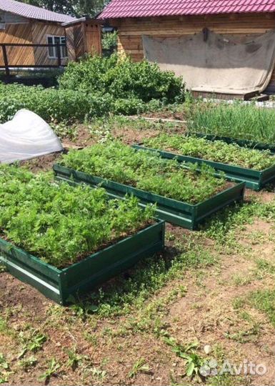 Грядка темно-красная 1м х 2,5м х 22см