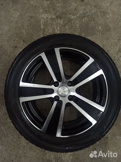 Литьё LS R16 4x100 с летней резиной r16 195/55