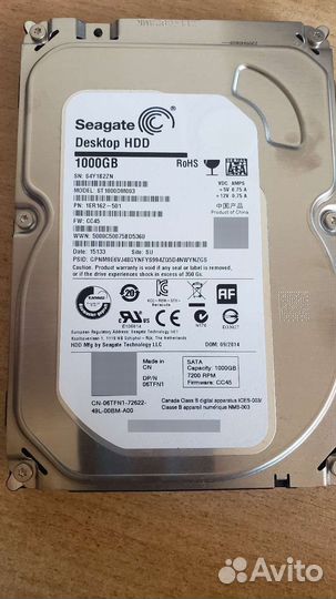 HDD Seagate st1000dm003 1Tb