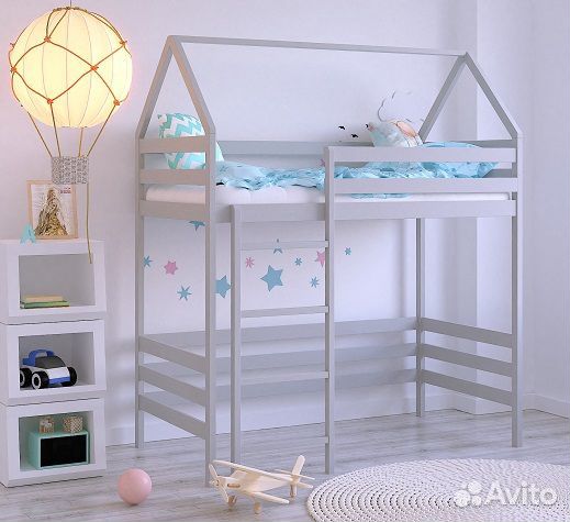 Кровать детская Чердак-домик