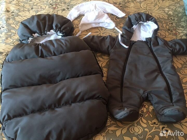 Конверт в коляску и комбинезон