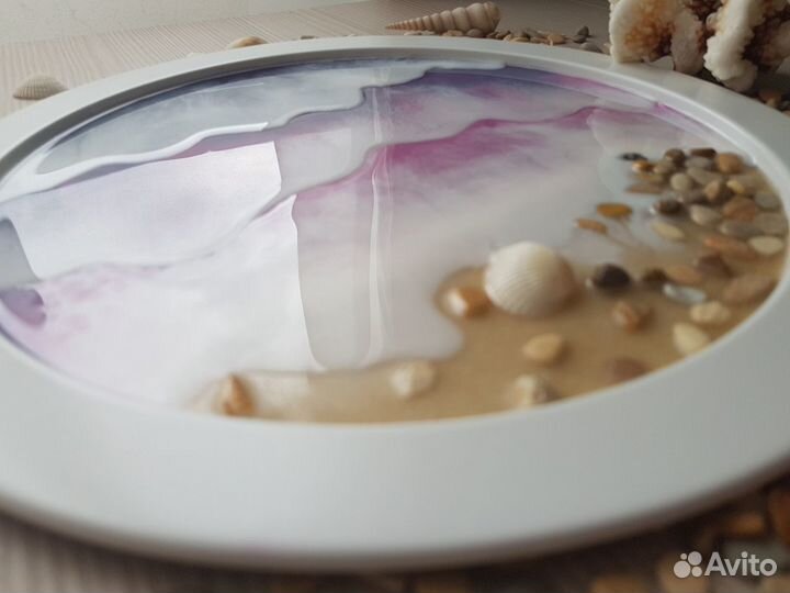 Тарелочка из эпоксидной смолы