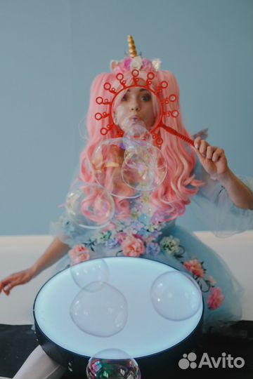 Шоу мыльных пузырей