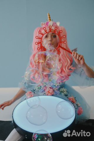 Шоу мыльных пузырей