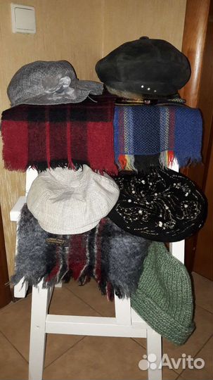 Головные уборы,шарфы женские и мужские