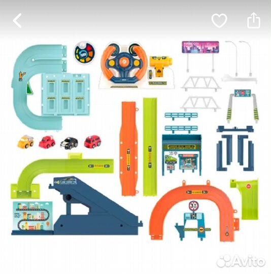 Парковка с циклическим движением детская