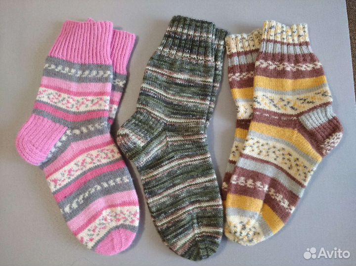 Носочки вязаные ручная работа