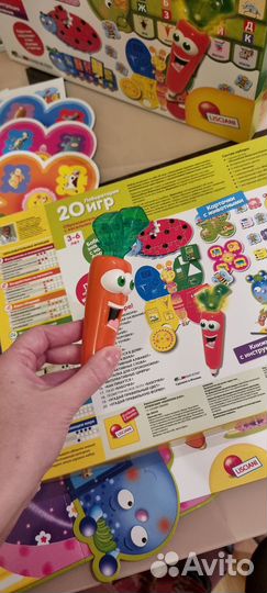 Лаборатория игр 20,с интерактивной ручкой-морковь