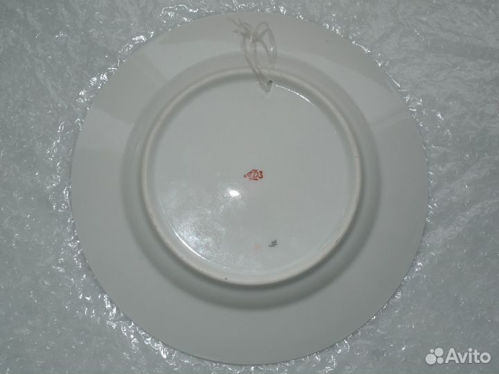 Агитационный фарфор, тарелка, лфз, СССР